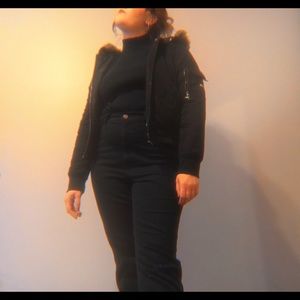 Black puma puffer, size small!